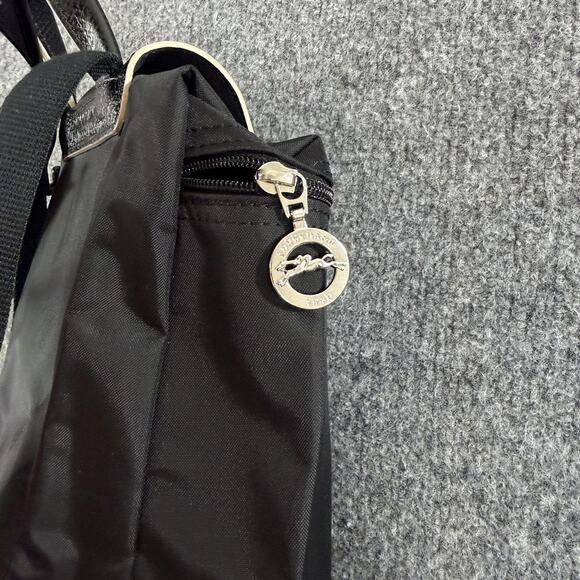 Longchamp Le Pliage Backpack Black Nylon Leather Medium Casual Travel Everyday main image 10